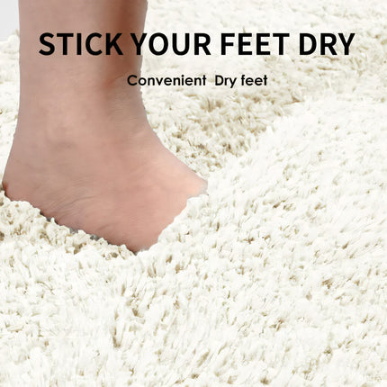 Shower Absorbent Mat Non Slip Quick Dry Soft for Bathroom Bathtub Shower Floor
