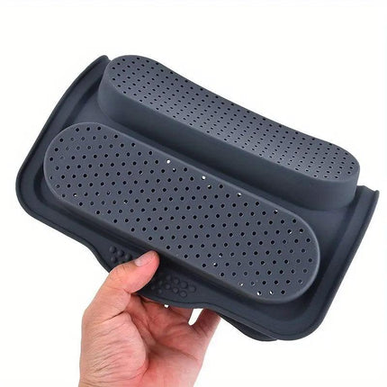 Silicone Cake Mould Oval 4 Compartment Non Stick Baking Pan Home Kitchen Tools