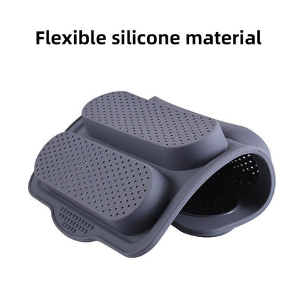 Silicone Cake Mould Oval 4 Compartment Non Stick Baking Pan Home Kitchen Tools