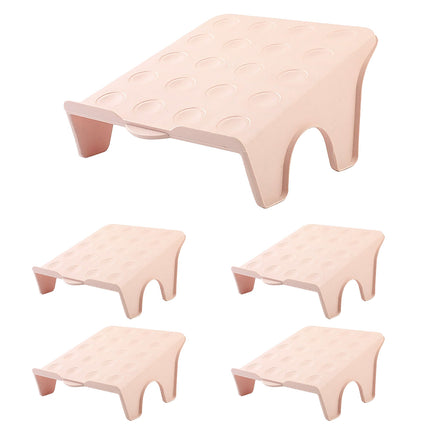 5pcs Double Layer Shoe Rack Simple Storage Organizer Space Saving Shoe Holder