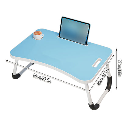 Foldable Bed Side Table Laptop Desk Portable Folding Desk Bedroom Office Sofa