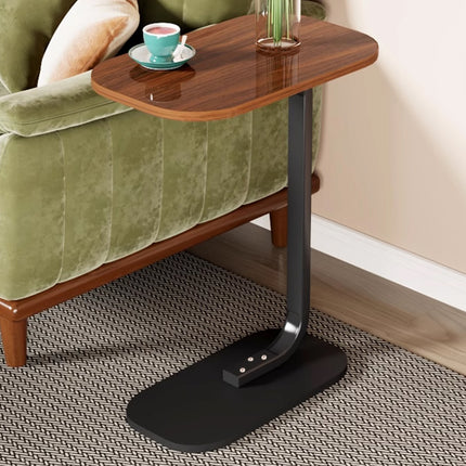 Small C Shaped Side Table Height Adjustable End Table for Sofa Bed Laptop Stand