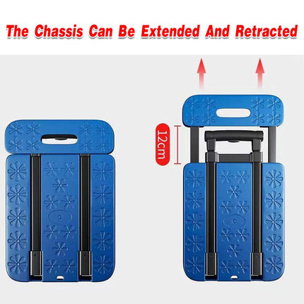 Folding Platform Trolley Heavy Duty Hand Truck Foldable Cart Push Dolly Movin