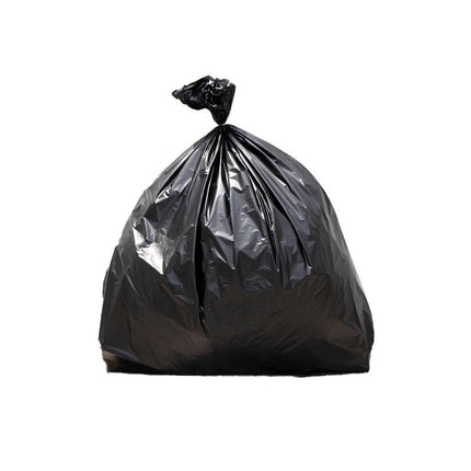 100Pcs Heavy-Duty Black Bin Bags - Durable Waste Refuse Sacks - Aimall