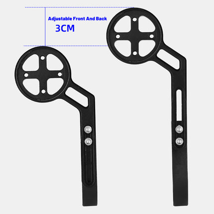 Bike Handlebar Extension Mount Aluminum Alloy Light Meter Phone Holder Bracket