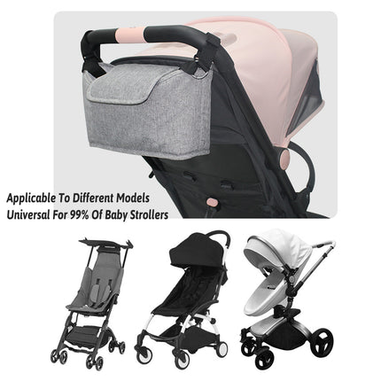 Stroller Hanging Organizer Bag Large Capacity Multi Purpose Storage Travel