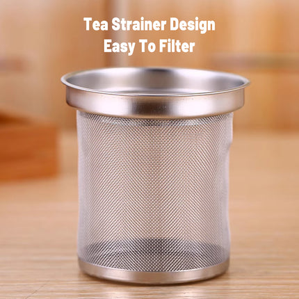 Thickened Stainless Steel Teapot Kettle With Strainer For Restaurant Hotel Use