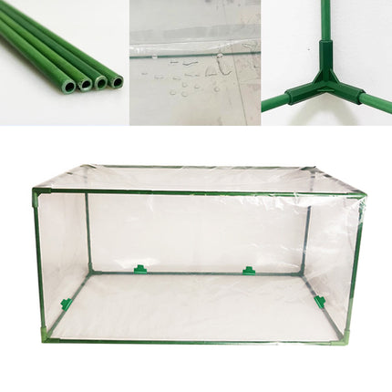2pcs Mini Greenhouse Portable PVC Greenhouse Square Small Greenhouse Cover