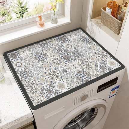 Draining Pad Cover Mat Water Absorbing Pad Washing Machine Top Dust Protection