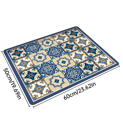 Draining Pad Cover Mat Water Absorbing Pad Washing Machine Top Dust Protection