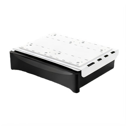 Under Table Hidden Drawer Self Stick or Drill Install Home Office Storage Tray