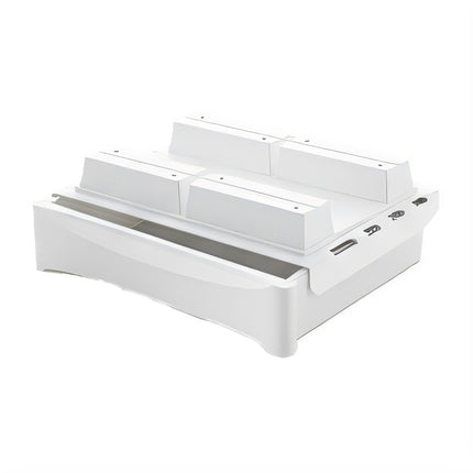 Under Table Hidden Drawer Self Stick or Drill Install Home Office Storage Tray