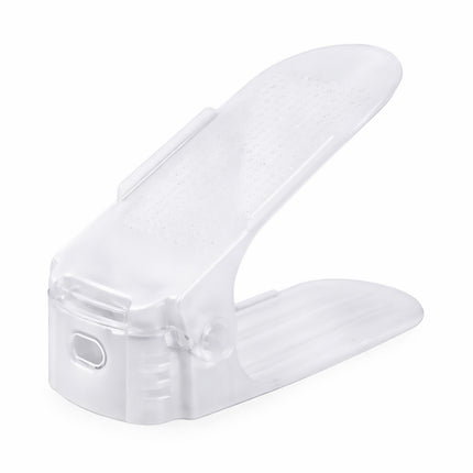 10pcs Double Layer Shoe Rack Three Gear Adjustable Shoe Support Space Saving