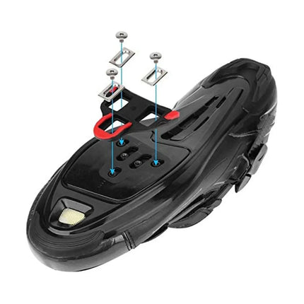 2 Pairs Bicycle Cycling Self Locking Pedals Lightweight Durable Anti-Slip