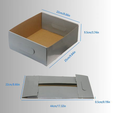 5pcs Disposable Litter Box Small Kitten Outdoor Tray Degradable Travel Use Size