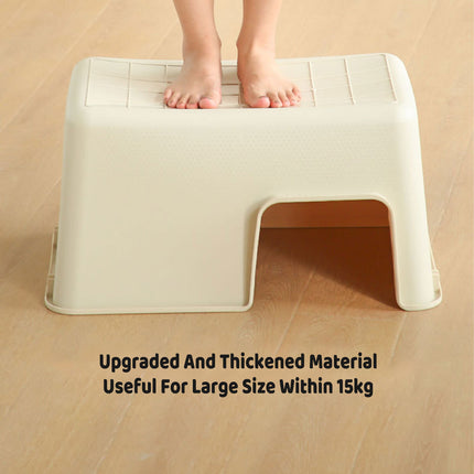 Cat Litter Box Large Semi Milk Coffee Colour Toilet High Sided Odour Control