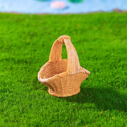 12PCS Miniature Basket Small Craft for Photography Props Home Office Desk Decor