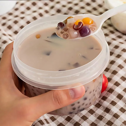 6PCS Reusable Food Storage Box Set Freezer Containers Lunch Prep Refrigerator