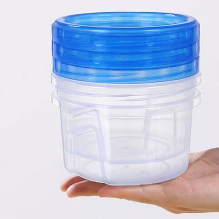 6PCS Reusable Food Storage Box Set Freezer Containers Lunch Prep Refrigerator