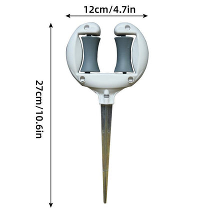2pcs Garden Hose Stand Ground Insert Outdoor Watering Pipe Holder Positioning