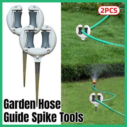 2pcs Garden Hose Stand Ground Insert Outdoor Watering Pipe Holder Positioning