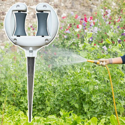 2pcs Garden Hose Stand Ground Insert Outdoor Watering Pipe Holder Positioning