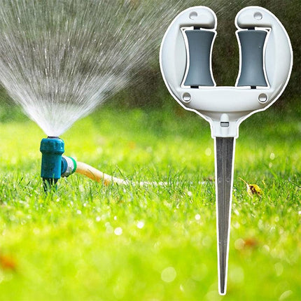 2pcs Garden Hose Stand Ground Insert Outdoor Watering Pipe Holder Positioning