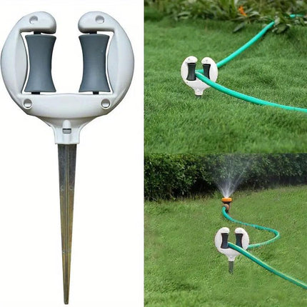 2pcs Garden Hose Stand Ground Insert Outdoor Watering Pipe Holder Positioning