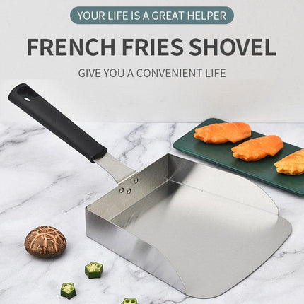 Stainless Steel Flat Bottom Food Spatula Cooking Spatula Kitchen Utensil Tools