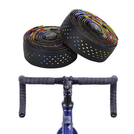Anti Slip Breathable Road Bike Handlebar Tape Sweat Absorbing Silicone PU EVA
