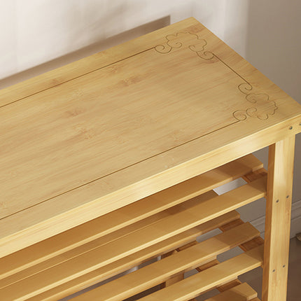 Sit-On Shoe Rack Storage Bench for Entryway Hallway Home Space Saving Durable