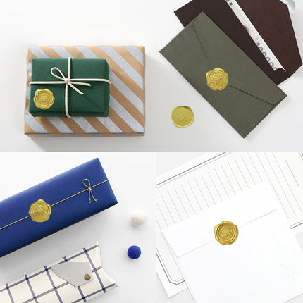 400pcs Gold Self Adhesive Seal Stickers - Envelope Sealing / Gift Packaging