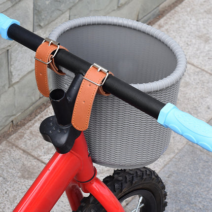 Lightweight Woven Bike Basket Handlebar Storage for Small Bicycles
