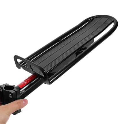 Mountain Bike Rear Rack Cargo Carrier Seat Post Pannier Holder for Bicycle Use
