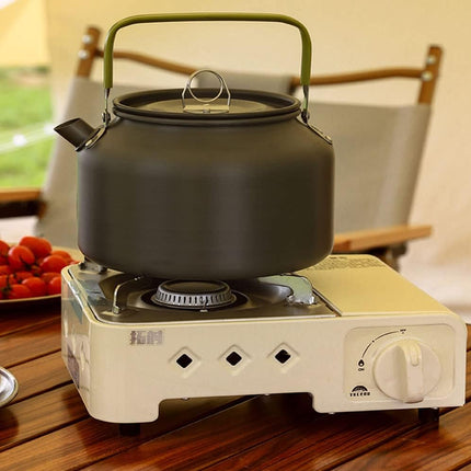 1.2L Outdoor Teapot Camping Hiking Portable Aluminum Kettle Coffee Pot Travel