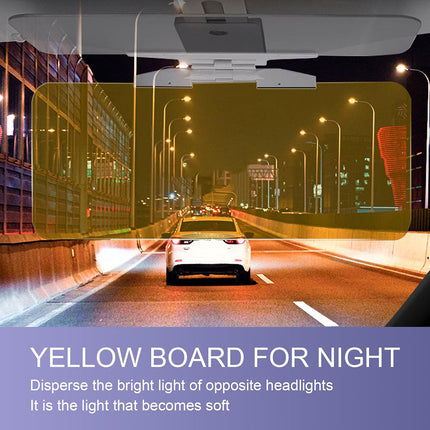 Day Night Anti Glare Sun Visor Mirror High Beam Shield Driver Eye Protection