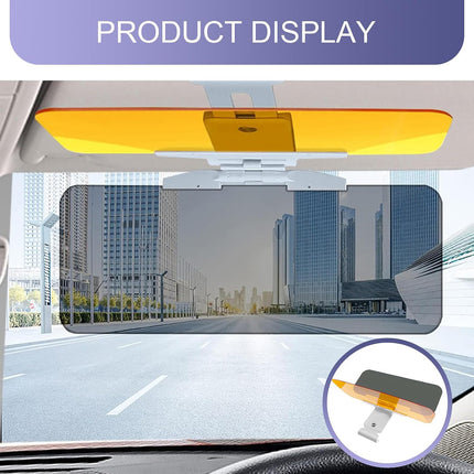 Day Night Anti Glare Sun Visor Mirror High Beam Shield Driver Eye Protection