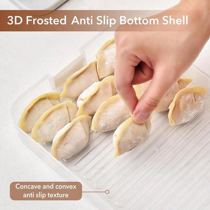 4 Layer Dumpling Box Kitchen Refrigerator Storage Container Frozen Food Crisper