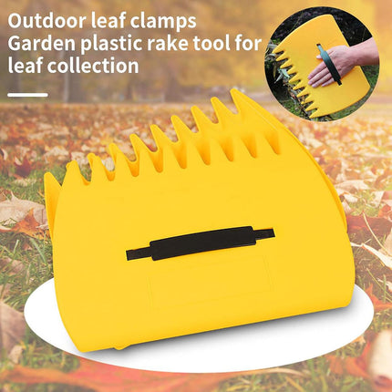 2pcs Outdoor Leaf Clip Plastic Rake Garden Tools Collecting Leaves Yard Cleanup