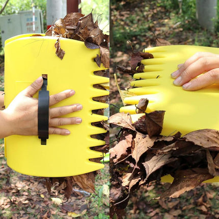 2pcs Outdoor Leaf Clip Plastic Rake Garden Tools Collecting Leaves Yard Cleanup