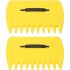 2pcs Outdoor Leaf Clip Plastic Rake Garden Tools Collecting Leaves Yard Cleanup