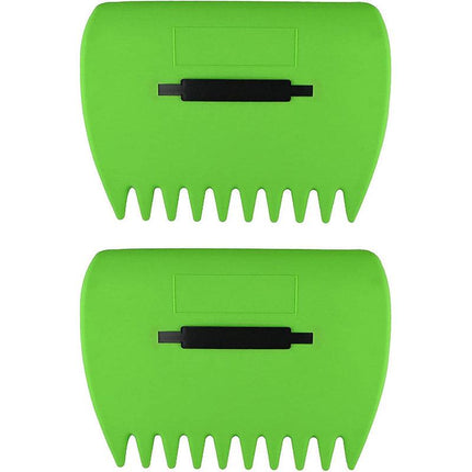 2pcs Outdoor Leaf Clip Plastic Rake Garden Tools Collecting Leaves Yard Cleanup