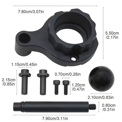 Crankshaft Locking Tool Set CR-V Steel Sturdy Suit for VAG 1.4 1.6 2.0 TDI EA288