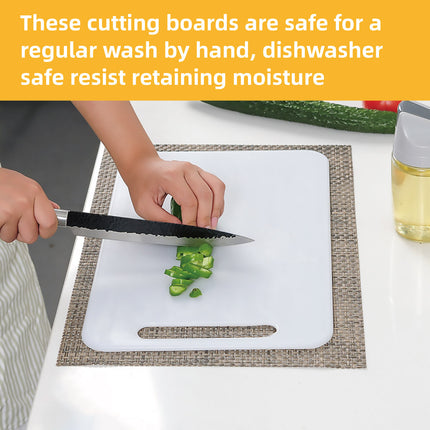 Plastic Cutting Board Small Size Chopping Board for Kitchen Food Prep Home Use