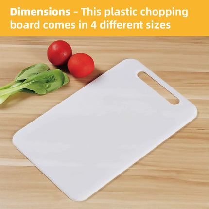 Plastic Cutting Board Small Size Chopping Board for Kitchen Food Prep Home Use