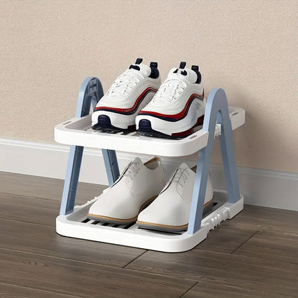 2/3 Tier Removable Shoe Rack Folding Storage Shelf Simple Space Saving Organizer