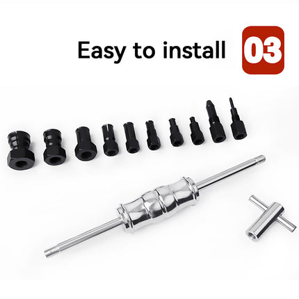 12PCS Bearing Puller Removal Tool Kit for Automotive Machinery Bike Wheel