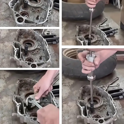 12PCS Bearing Puller Removal Tool Kit for Automotive Machinery Bike Wheel