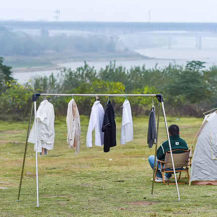 Folding Clothes Drying Rack Retractable Portable Wall Mounted Laundry Hanger