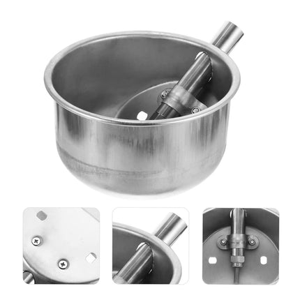 Pig Drinking Bowl Stainless Steel Automatic Water Dispenser Feeder Piglet Farm